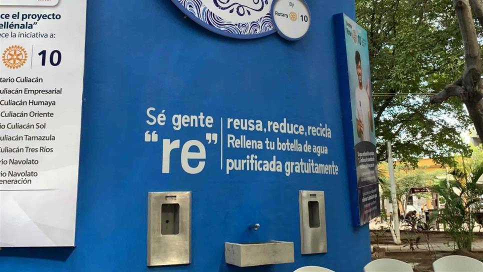 Inauguran la primera Estación de Agua “Rellénala Rotary 10”