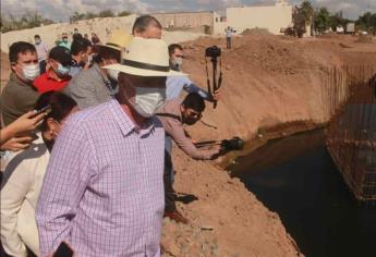 Anuncia gobernador la construcción de parque lineal sobre el dren San Joachín, en Guasave