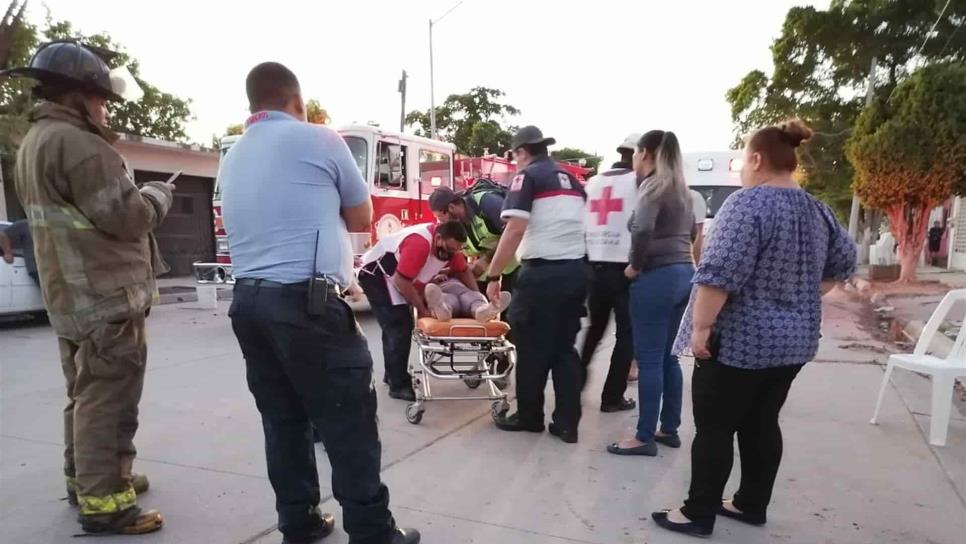 Una persona lesionada tras flamazo en Los Mochis Una persona lesionada tras flamazo en Los Mochis