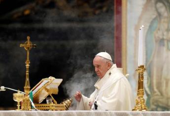 El papa celebra misa por Día de la Virgen de Guadalupe