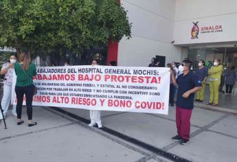 Pagan “a medias” bono Covid a trabajadores de Salud