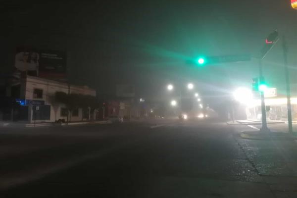 Amanece la zona norte con bancos de niebla