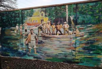 La Venecia del noroeste, mural del Festival Machiria 2020