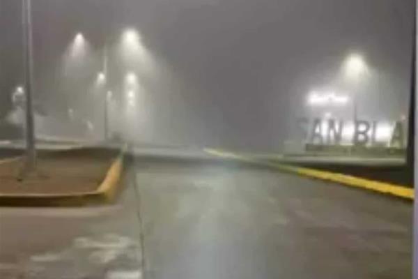Reportan bancos de niebla en la zona norte