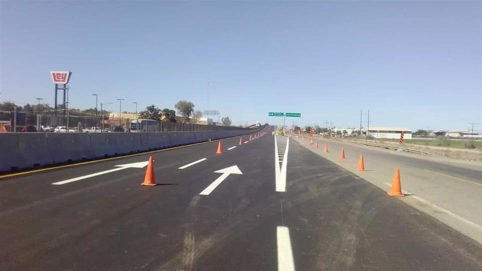 Ponen en operación paso superior vehicular en Ruiz Cortines, Guasave