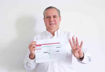 Se registra Vargas Landeros como precandidato a la alcaldía de Culiacán