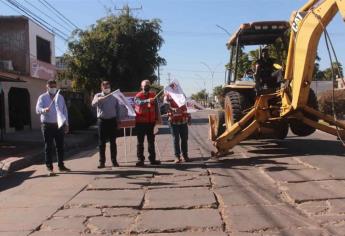 Inicia rehabilitación del bulevar Macario Gaxiola, en Los Mochis