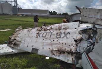 Se desploma avioneta en Navolato: hay 3 muertos