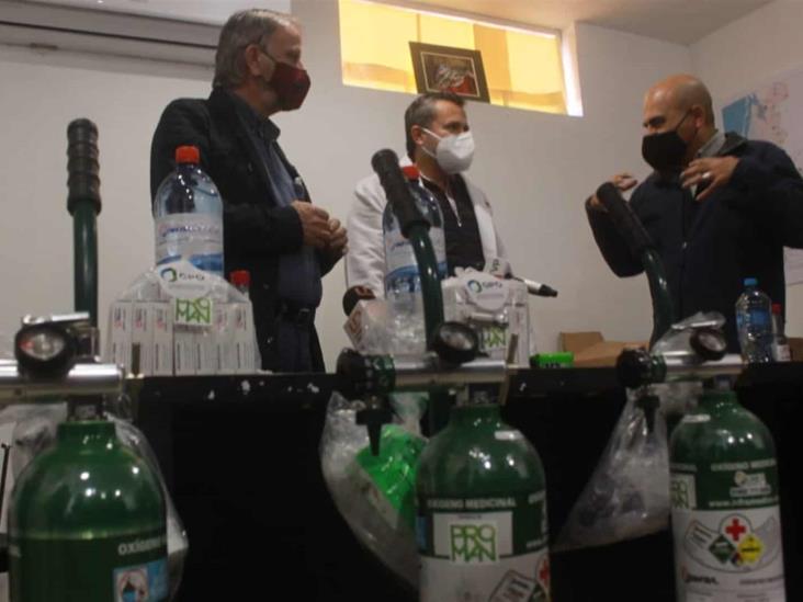 Proman y GPO donan ampolletas de dexametasona y oxígeno a Salud Ahome Proman y GPO donan ampolletas de dexametasona y oxígeno a Salud Ahome