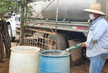 Suman 30 comunidades afectadas por estiaje en Culiacán