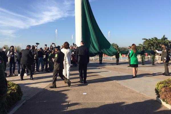 Conmemoran el Día de la Bandera en Culiacán