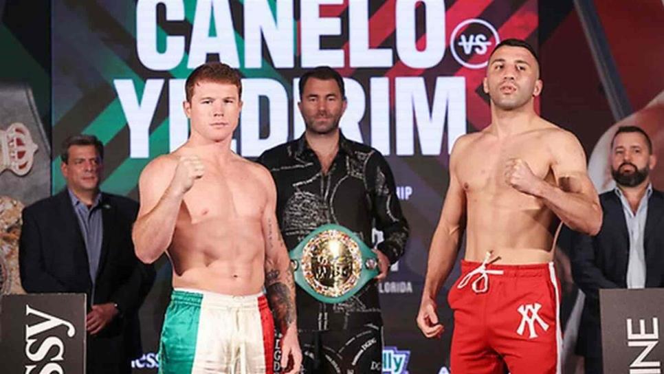 Canelo Álvarez y Avni Yildirim superan la romana