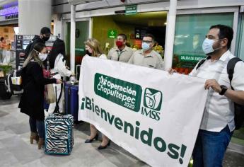 Regresan brigadistas del IMSS Sinaloa que participaron en operación Chapultepec