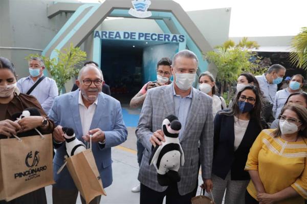 Inauguran Pingüinario en Mazatlán, con una inversión de 30 millones de pesos