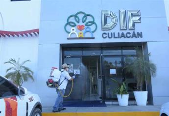 Desinfectan instalaciones del DIF Culiacán