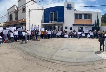 Panistas se manifiestan y exigen candidato propio para alcaldía de Ahome