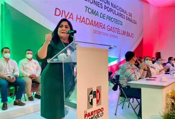 Diva Gastélum toma protesta como secretaria general de la CNOP Sinaloa