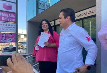 Rosa Elena Millán se registra ante el IEES como candidata a la gubernatura de Sinaloa