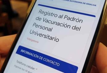 Entrega UAS padrón de universitarios para vacunarse contra el Covid