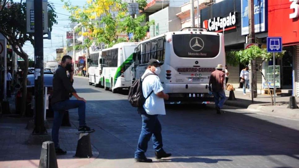 Baja el pasaje en los camiones de Culiacán por Semana Santa