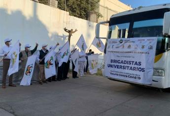 Mil brigadistas de la UAS se concentran para vacunarán contra el Covid-19 en Culiacán