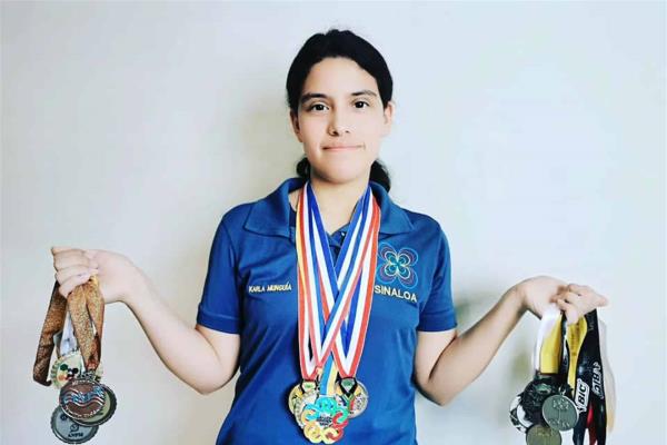 ¡Lo logra de nuevo! Karla Rebeca Munguía gana medalla de oro en olimpiada europea
