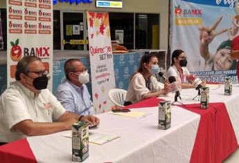 Banco de Alimentos invita a donar litros de leche en Mazatlán