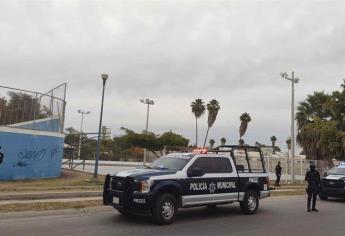 Refuerzan vigilancia policiaca en los parques de Los Mochis