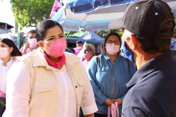 La mejor encuesta es la que la gente te dice cara a cara: Rosa Elena Millán