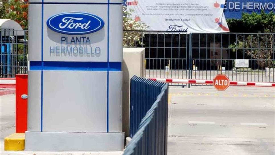 Planta de Ford en Hermosillo detendrá operaciones