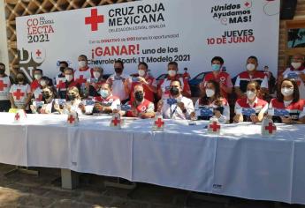 Cruz Roja anuncia rifa de 5 vehículos en Sinaloa