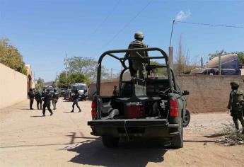 Aseguran Ejército y Policía Estatal finca con presunto laboratorio al sur de Culiacán