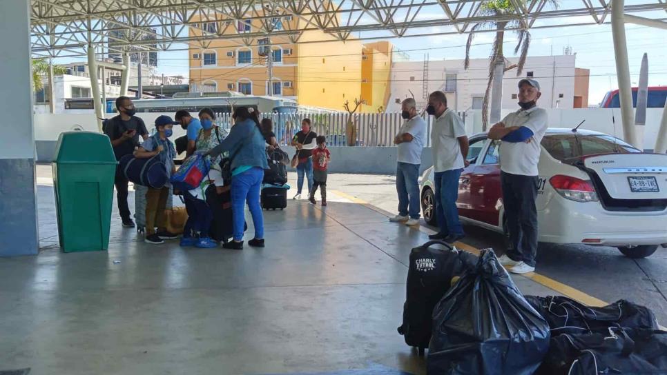 Al alza aforo de pasajeros en central camionera de Mazatlán