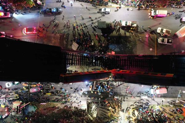 López Obrador evita señalar a responsables del accidente del metro