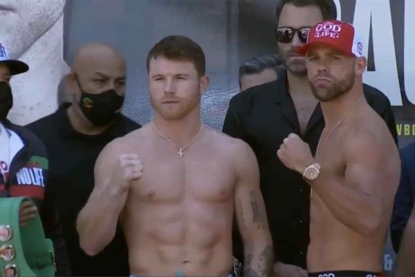 Saúl Álvarez y Billy Joe Saunders superan la báscula