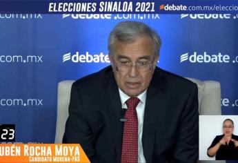 No hay arrepentimiento, celebro que Cuén esté en campaña conmigo: Rubén Rocha Moya