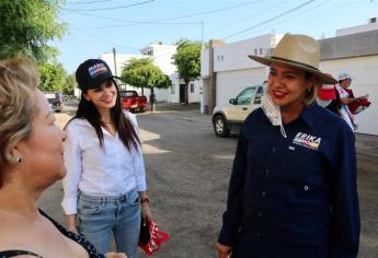 La contienda por la alcaldía de Culiacán está muy cerrada, asegura Erika Sánchez
