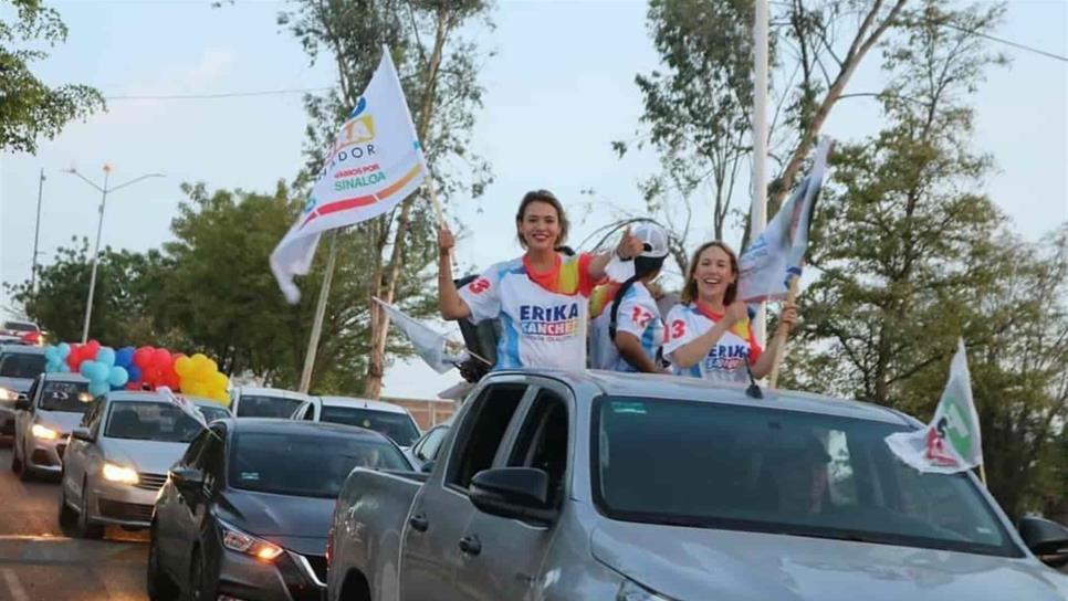 Organizan caravana para apoyar a Érika Sánchez en Culiacán