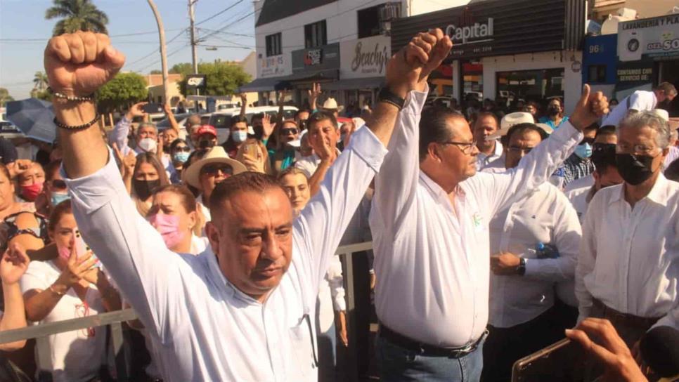 Domingo Vázquez y Marcos Osuna acuerdan defender la democracia