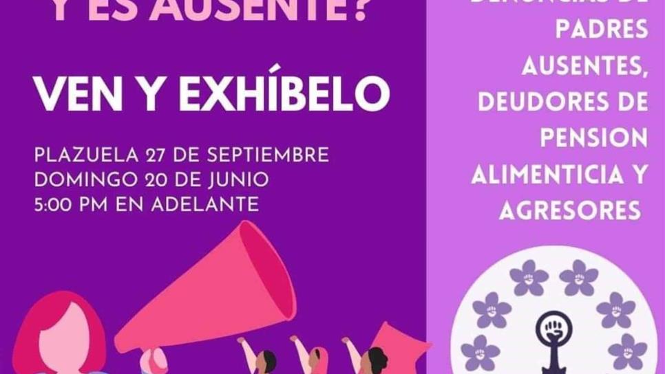 Convocan a tendedero para exhibir a Padres ausentes en su día