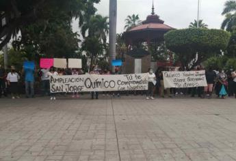 Protestan familias de invasión San Jorge: quieren desalojarlos