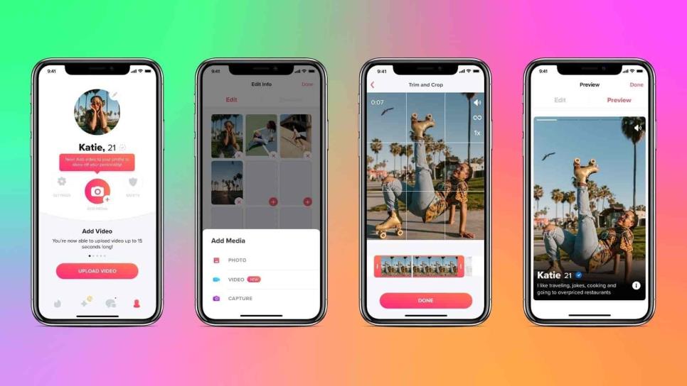 Tinder añade vídeos a los perfiles para adaptarse a la Generación Z
