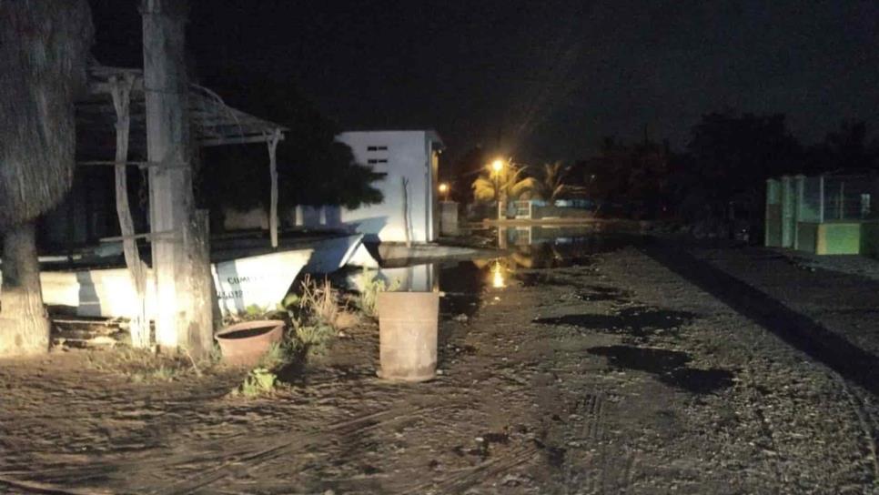 Reporta PC incremento inusual de marea en costa de Guasave