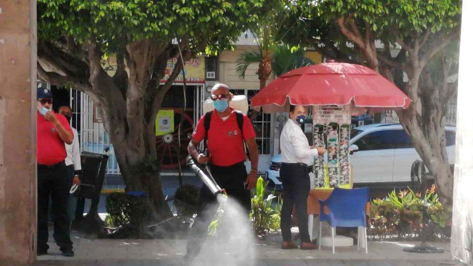 Protección Civil refuerza saneamiento en edificios públicos en Mazatlán