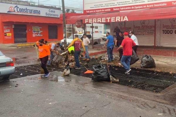 Tras lluvias, recolectan más de 6 toneladas de basura en Culiacán