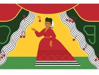 Google ilustra su página y rinde homenaje a Ángela Peralta Google ilustra su página y rinde homenaje a Ángela Peralta