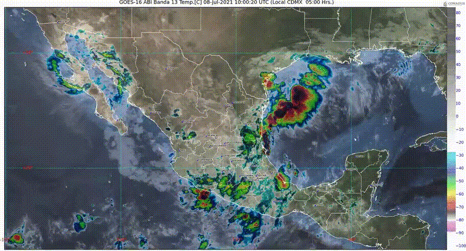 Prevén lluvias fuertes para Mazatlán y Concordia; se esperan hasta 40 °C en Sinaloa