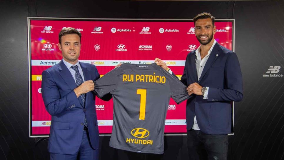 Rui Patricio es presentado como nuevo portero de la Roma