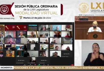 Congreso exhorta al gobierno abastecer de oxígeno y vacunas a Sinaloa