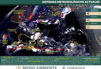 Prevén lluvias fuertes en 14 municipios de Sinaloa